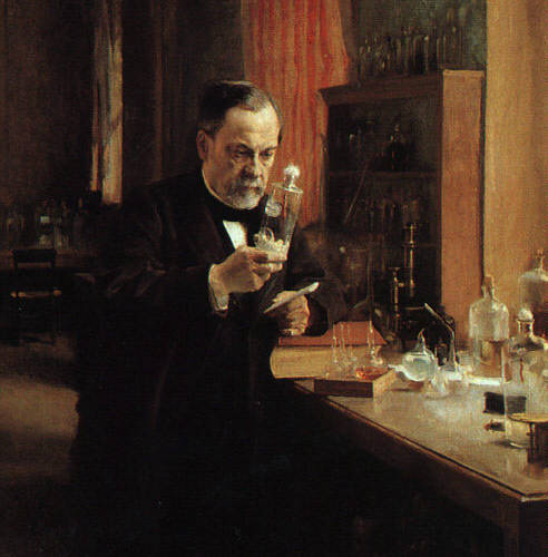 1862. Ο Pasteur μελετά τα βακτήρια